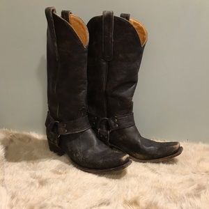 Old Gringo Hanna Distressed Brown Leather Cowgirl Cowboy Boots